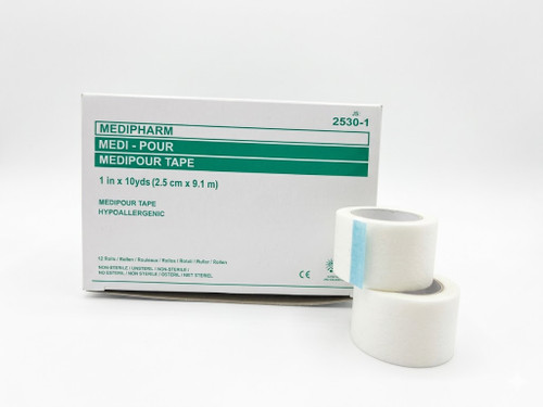 Medipour Surgical Tape 2.5cm x 9.1m (1" x 10y) - 1 unit