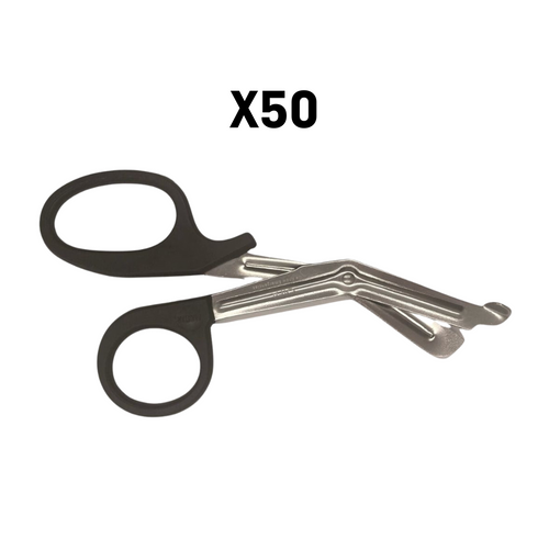 SET OF 50 pcs. EMT Trauma Shears 7.5"/19cm Stainless Steel Blades 18 Gauge