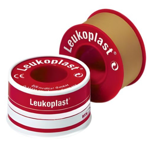 Leukoplast Fabric Bandage Tape Spool 2.5cm X 4.6m