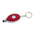 LED Flashlight Keychain with Stylus for Touch Screens