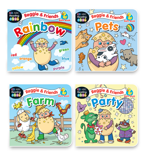 Reggie and Friends Bath Book Pack