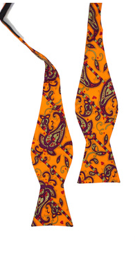 Dancing Paisley Bow Tie