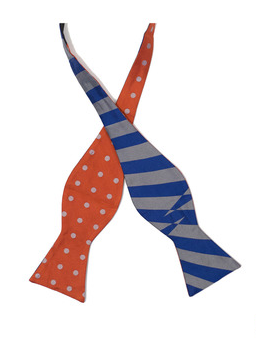 Twisted Stripes Bow Tie