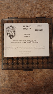 38 SPEC REMANUFACTURED 100CT HARD CASE 38 SPEC REMANUFACTURED 100CT HARD CASE