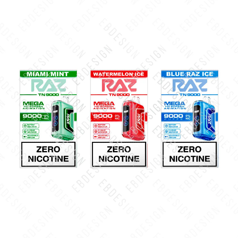 Raz 9000 (0%) Zero Nicotine