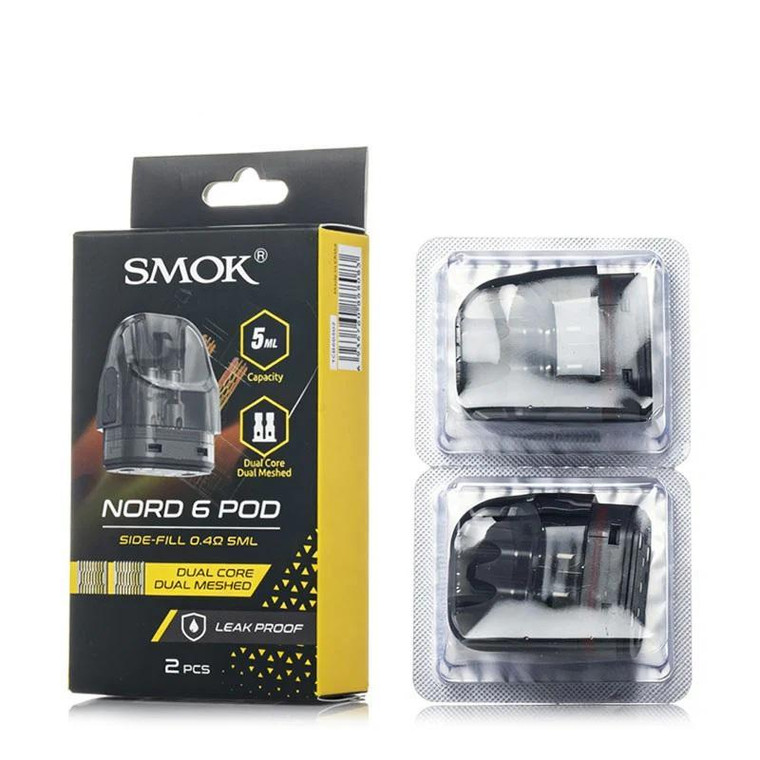 Smok Nord 6 Replacement Pod - 2 Pack