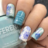 Clear Jelly Stamper Caroling We Will Go! nail stamping plate. Available in the USA at www.lanternandwren.com.