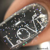 Clear Jelly Stamper Under the Mistletoe  nail stamping plate. Available in the USA at www.lanternandwren.com.
