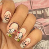 Clear Jelly Stamper Never Ending LoVe! nail stamping plate, available in the USA at www.lanternandwren.com.