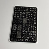 Clear Jelly Stamper Never Ending LoVe! nail stamping plate, available in the USA at www.lanternandwren.com.