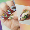 Treasures of the Sea nail stamping plate by Clear Jelly Stamper. Available in the USA at www.lanternandwren.com