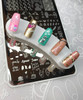 A Taste of France nail stamping plate by Clear Jelly Stamper. Available in the USA at www.lanternandwren.com