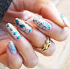 Moorish Motifs nail stamping plate by Clear Jelly Stamper. Available in the USA at www.lanternandwren.com