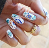 Moorish Motifs nail stamping plate by Clear Jelly Stamper. Available in the USA at www.lanternandwren.com