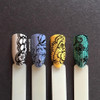 Dixie Plates Mega Mani Mix nail stamping plate. Available at www.lanternandwren.com.