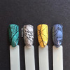 Dixie Plates Mega Mani Mix nail stamping plate. Available at www.lanternandwren.com.