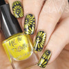 Hello Buttercup, Hit the Bottle stamping nail polish. Available at www.lanternandwren.com.