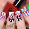 Best of British nail stamping plate by Clear Jelly Stamper, available at www.lanternandwren.com.