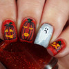 Haunted Mansion Halloween nail stamping plate by Clear Jelly Stamper, available at www.lanternandwren.com.