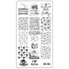 Sugar Bubbles SB065 nail stamping plate, available in the USA at www.lanternandwren.com.