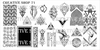 Creative Shop Stamping Plate 71.  Available at www.lanternandwren.com.