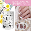 Moyra Footprints stamping plate, #67. Available at www.lanternandwren.com.