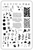 Clear Jelly Stamper Flanders Fields nail stamping plate. Available at www.lanternandwren.com.
