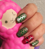 Joy to the World Christmas nail stamping plate by Lantern & Wren. Available exclusively at www.lanternandwren.com.
