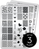 Uber Chic Collection 28 nail stamping plates, available at www.lanternandwren.com.