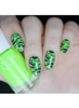 Uber Chic Simply Organic 02 nail stamping plate. Available at www.lanterandwren.com.