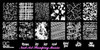 Texture-licious 01 - Uber Mini Nail Stamp Plate