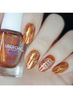 Uber Chic Lovely Leaves 05 Fall nail stamping plate. Available at www.lanternandwren.com.