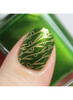 Uber Chic Lovely Leaves 05 Fall nail stamping plate. Available at www.lanternandwren.com.
