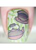 Tea Time nail stamping plate. www.lanternandwren.com
