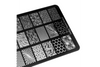 Lesly Negative Space 2 nail stamping plate. Available at www.lanternandwren.com.