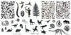 Prehistoric Passion Lantern & Wren dinosaur nail stamp plate, available at www.lanternandwren.com.