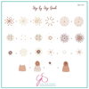 Holy Night Winter nail art plate by Clear Jelly Stamper, available at www.lanternandwren.com.
