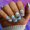 Cold Weather, Warm Friends - Lantern & Wren Nail Stamping Plate