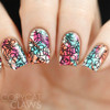 Uber Chic Texture-Licious 02 nail stamping plate. www.lanternandwren.com. Mani by @copycatclaws.