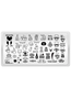 St. Patrick's Day 5 Uber Mini Nail Stamp Plate by Uber Chic, available at www.lanternandwren.com.