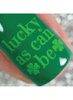St. Patrick's Day 5 Uber Mini Nail Stamp Plate by Uber Chic, available at www.lanternandwren.com.