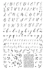 Clear Jelly Stamper Twirly Swirly Alphabet nail stamping plate. Available at www.lanternandwren.com.