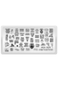 Uber Chic Mom Mode nail stamping plate, available at www.lanternandwren.com.