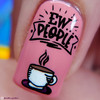 Ew, People nail stamping plate by Lantern & Wren. Available exclusively at www.lanternandwren.com.