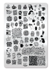 Uber Chic Better With Coffee nail stamping plate. Available at www.lanternandwren.com.