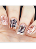 Uber Chic Better With Coffee nail stamping plate. Available at www.lanternandwren.com.