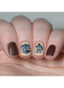 Uber Chic Better With Coffee nail stamping plate. Available at www.lanternandwren.com.