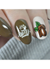 Uber Chic Better With Coffee nail stamping plate. Available at www.lanternandwren.com.