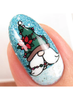 Uber Chic Gnome for the Holidays nail stamping plate, available at www.lanternandwren.com.