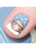 Uber Chic Gnome for the Holidays nail stamping plate, available at www.lanternandwren.com.